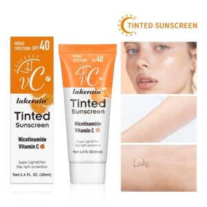 Universal Skin Sunscreen, Tinted Moisturizing, Cream with UV Anti-Aging Resistance